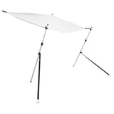 VidaXL toile d'ombrage t-top 170x208x (115-183) cm blanc