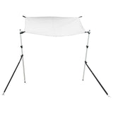 VidaXL toile d'ombrage t-top 170x208x (115-183) cm blanc