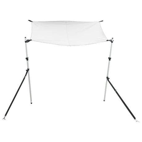 VidaXL toile d'ombrage t-top 170x208x (115-183) cm blanc
