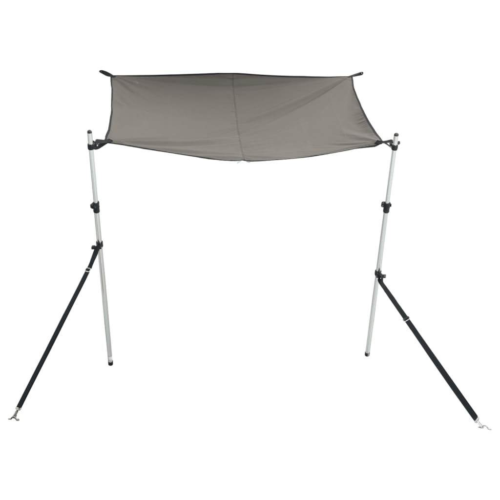 Vidaxx toile d'ombrage t-top 170x208x (115-183) cm anthracite