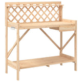 Table d'empotage Vidaxx avec treillis en bois de pin massif