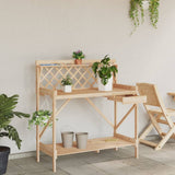 Table d'empotage Vidaxx avec treillis en bois de pin massif