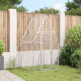 Poulailler Vidaxx 100x100x190 cm acier galvanisé couleur argent