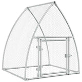 Poulailler Vidaxx 100x105x120 cm acier galvanisé couleur argent