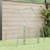 Poulailler Vidaxx 100x105x120 cm acier galvanisé couleur argent