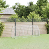 Poulailler Vidaxx 300x105x120 cm acier galvanisé couleur argent