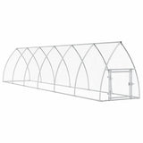 Poulailler Vidaxx 600x105x120 cm acier galvanisé couleur argent