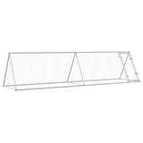Poulailler Vidaxx 400x105x91 cm acier galvanisé couleur argent