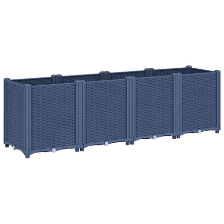Vidaxx jardinière 160x40x53 cm polypropylène gris