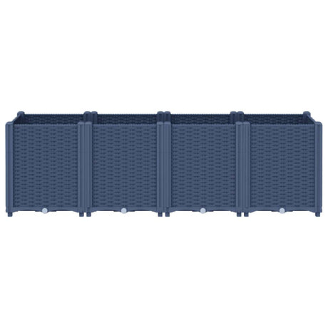 Vidaxx jardinière 160x40x53 cm polypropylène gris