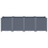 Vidaxl Planning Box 160x40x53 cm Polipropene Gray