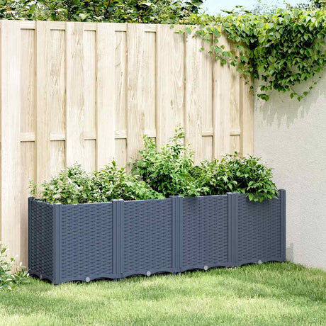 Vidaxx jardinière 160x40x53 cm polypropylène gris