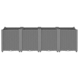 Vidaxx jardinière 160x40x53 cm polypropylène gris clair