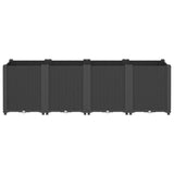 VidaXL Planning box 160x40x53 cm Polypropene black