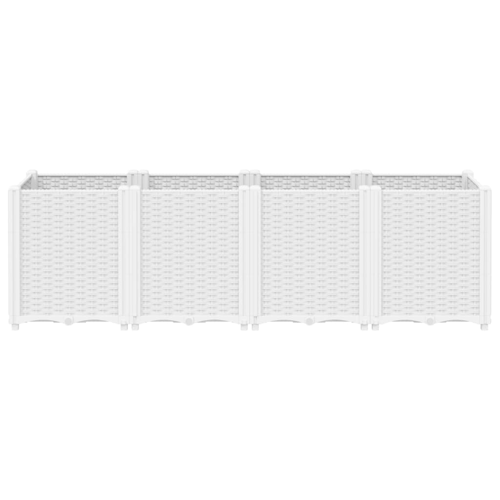Vidaxx jardinière 160x40x53 cm polypropylène blanc