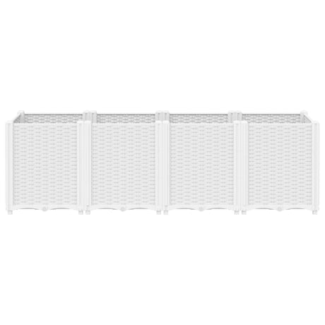 Vidaxx jardinière 160x40x53 cm polypropylène blanc
