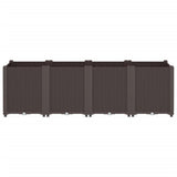 Vidaxx jardinière 160x40x53 cm polypropylène marron