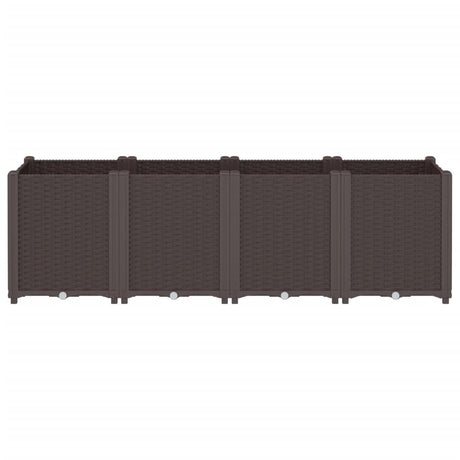 Vidaxx jardinière 160x40x53 cm polypropylène marron