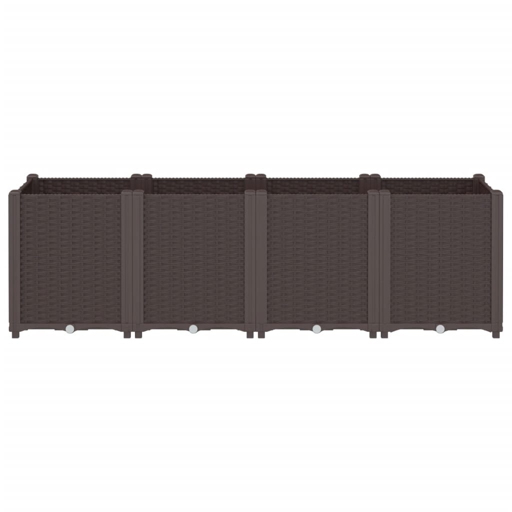 Vidaxl Planungsbox 160x40x53 cm Polyprope Brown