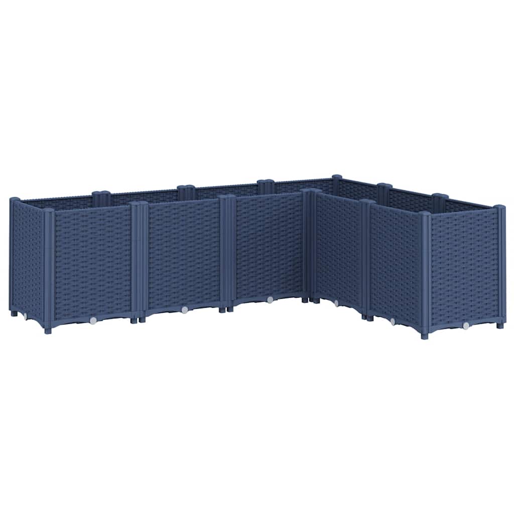 Vidaxx jardinière 160x120x53 cm polypropylène gris