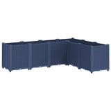 Vidaxx jardinière 160x120x53 cm polypropylène gris