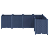 Vidaxx jardinière 160x120x53 cm polypropylène gris