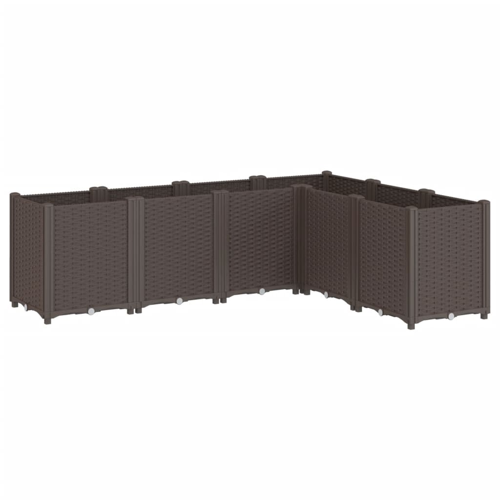 Vidaxx jardinière 160x120x53 cm polypropylène marron