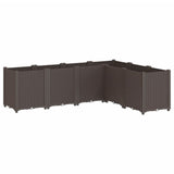 Vidaxx jardinière 160x120x53 cm polypropylène marron