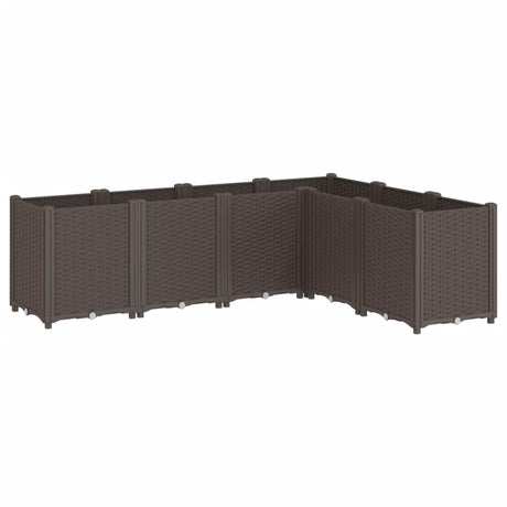 Vidaxx jardinière 160x120x53 cm polypropylène marron