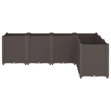 Vidaxx jardinière 160x120x53 cm polypropylène marron