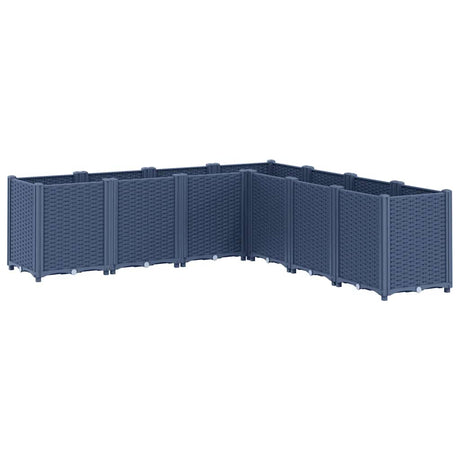 Vidaxx jardinière 160x160x53 cm polypropylène gris