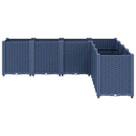 Vidaxx jardinière 160x160x53 cm polypropylène gris