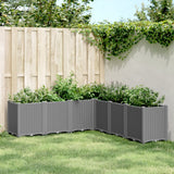 Vidaxx jardinière 160x160x53 cm polypropylène gris clair