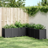 Vidaxx jardinière 160x160x53 cm polypropylène noir
