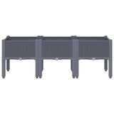 Vidaxl Planning box with legs 120x40x42 cm Polypropene gray