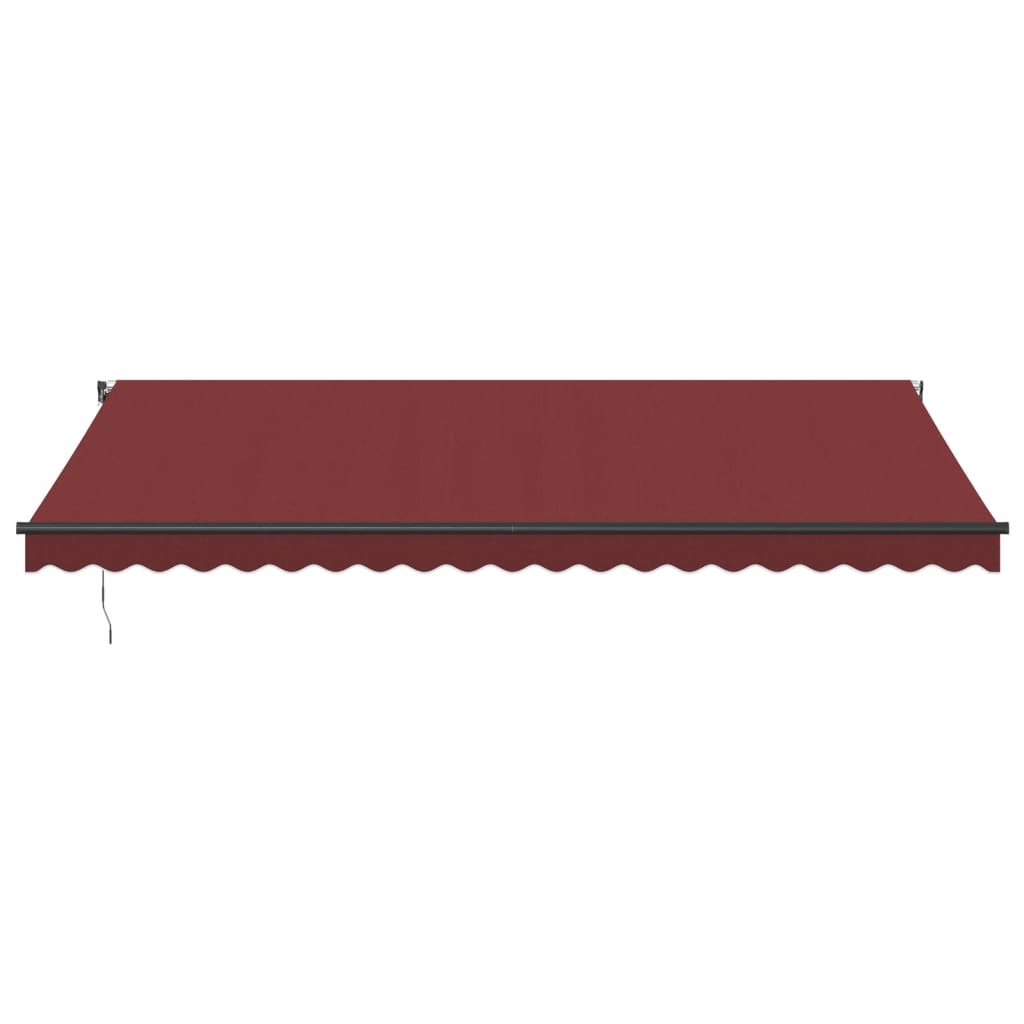 Vidaxl Luifel automatically extends 500x350 cm Bordeaux red