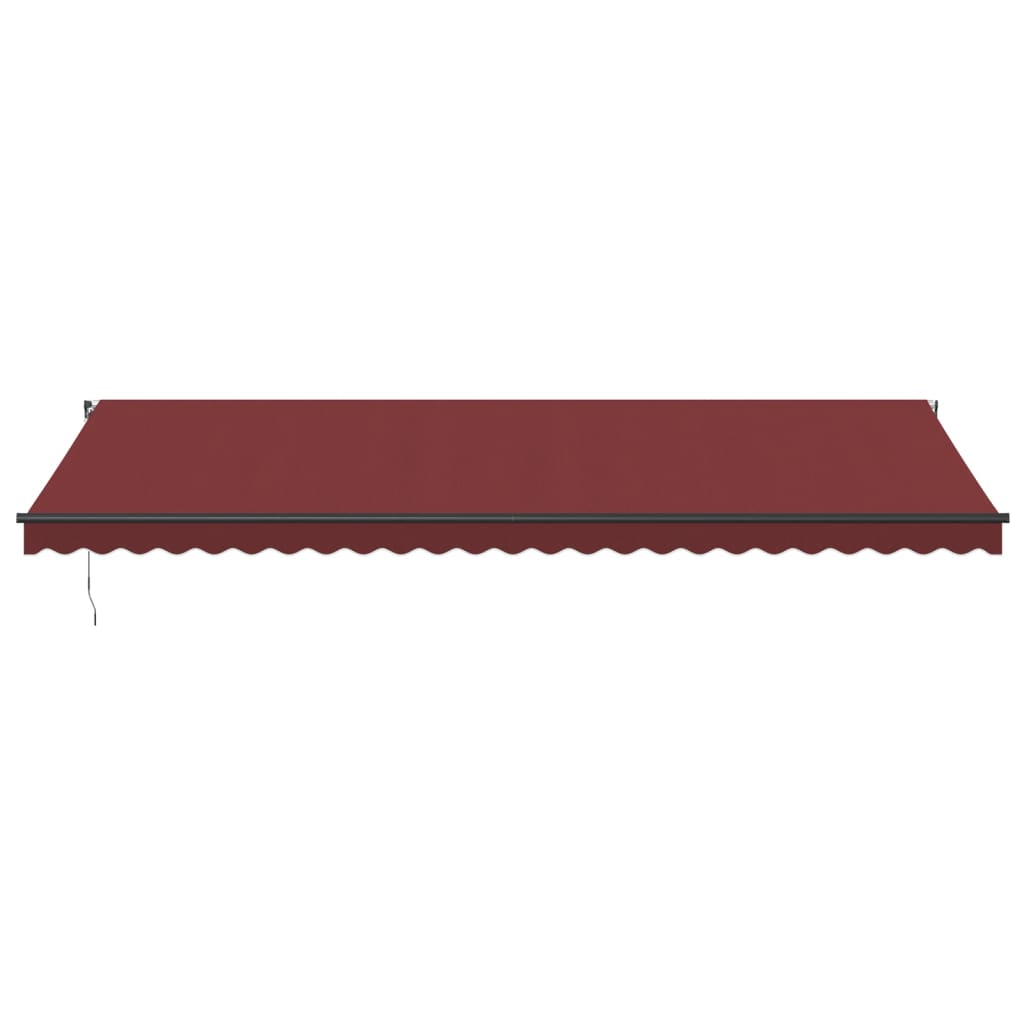 Vidaxl liifel manuell 600x350 cm Bordeaux rout verlängert