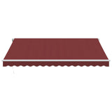 Vidaxl Luifel udvider automatisk 400x300 cm Bordeaux Red