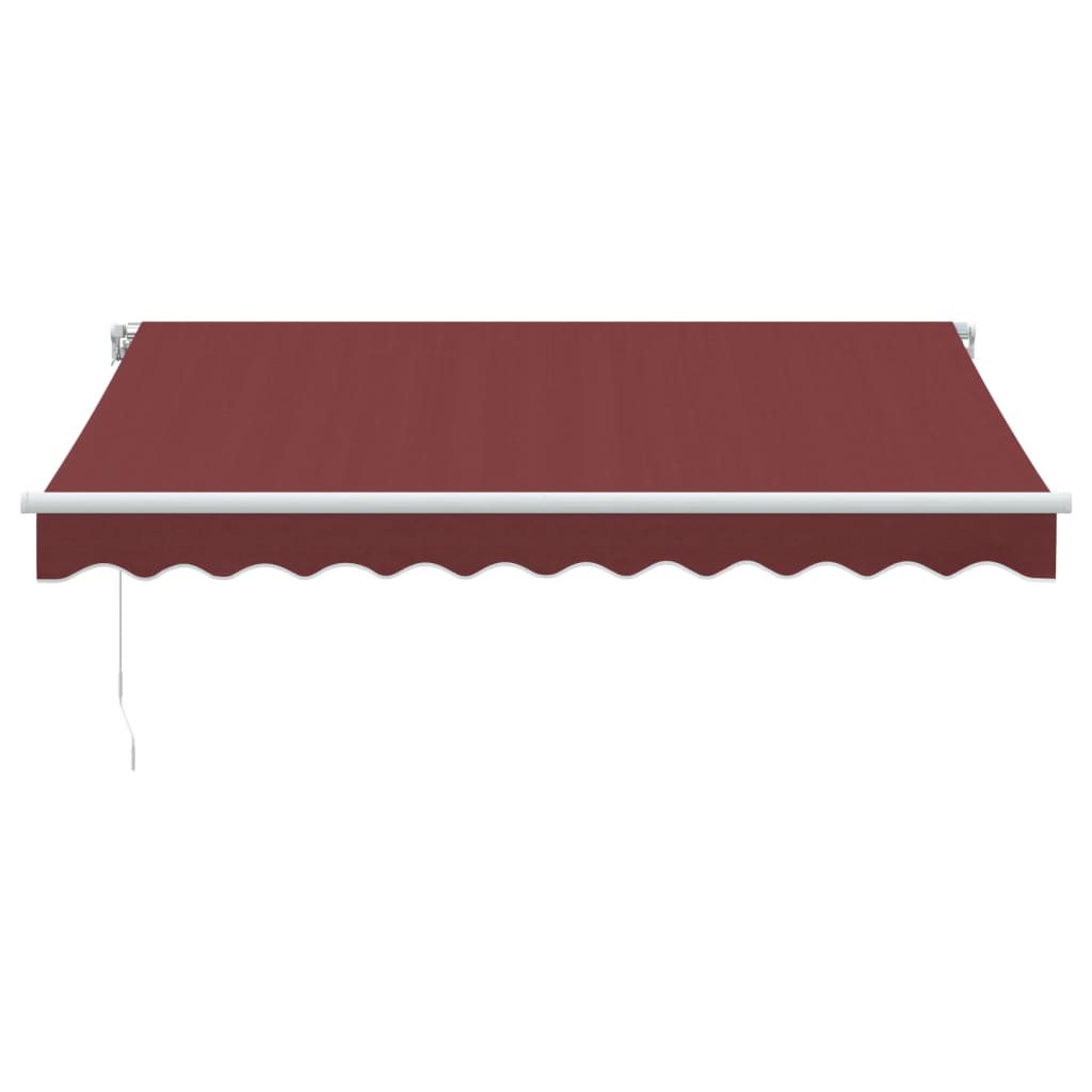 Vidaxl Luifel manually extends 300x250 cm Bordeaux red