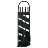 Vidaxx ensemble de cheminée 5 pièces 23x15x66 cm acier