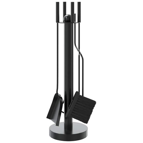 Vidaxx ensemble d'outils de cheminée 5 pièces 18x56 cm acier