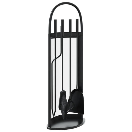 Vidaxx ensemble d'outils de cheminée 5 pièces 23x15x66 cm acier