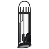 Vidaxl 5-piece fireplace set 23x15x66 cm steel