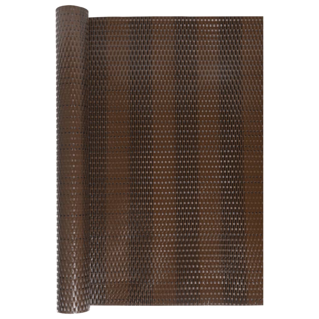 Vidaxx paravent de balcon 300x100 cm poly rotin marron et noir