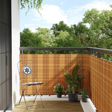 Vidaxl Balkon Bildschirm 300x100 cm Poly Rattan Hellbraun