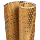 Vidaxx paravent de balcon 400x80 cm poly rotin marron clair