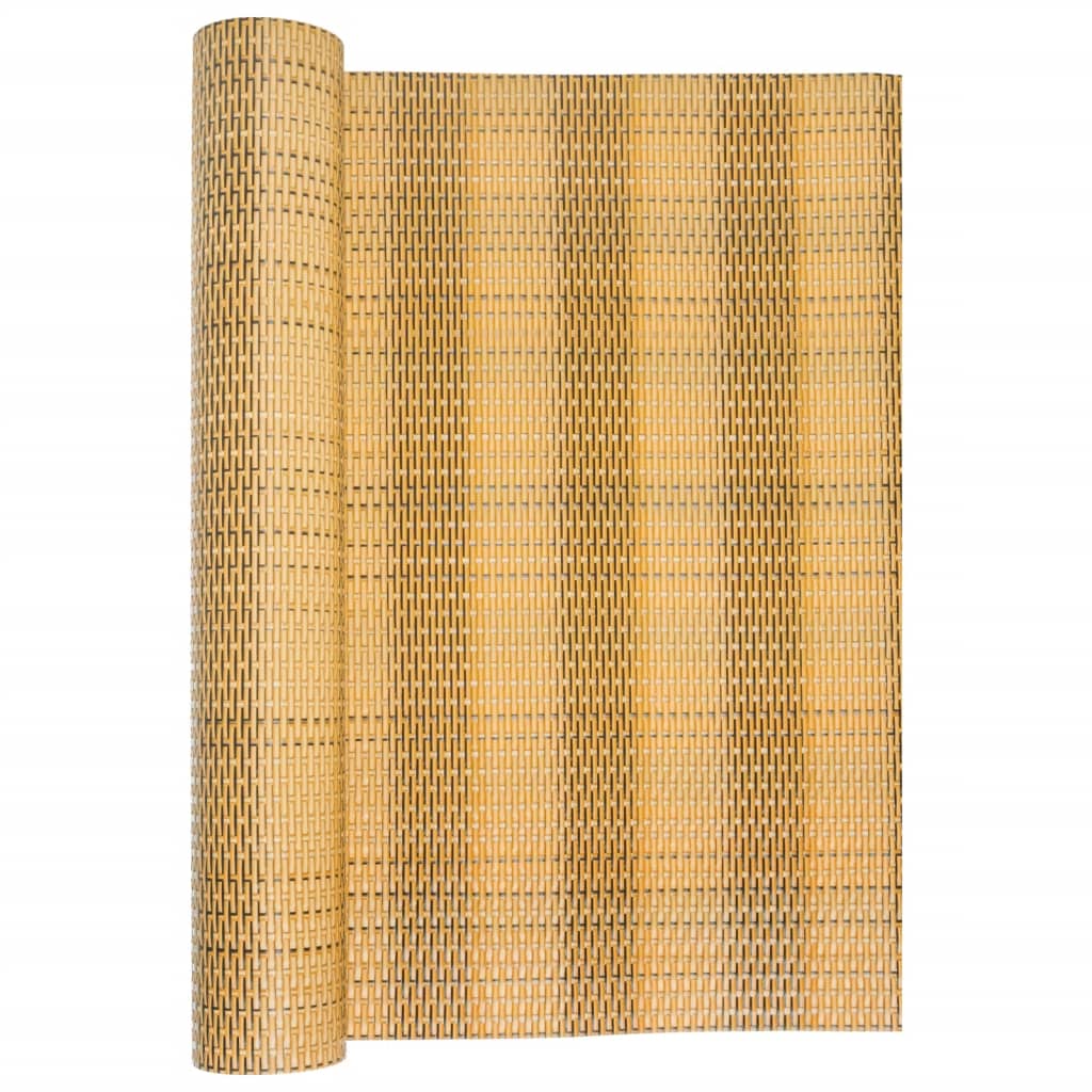 Vidaxl balkongskärm 400x90 cm Poly Rattan Light Brown