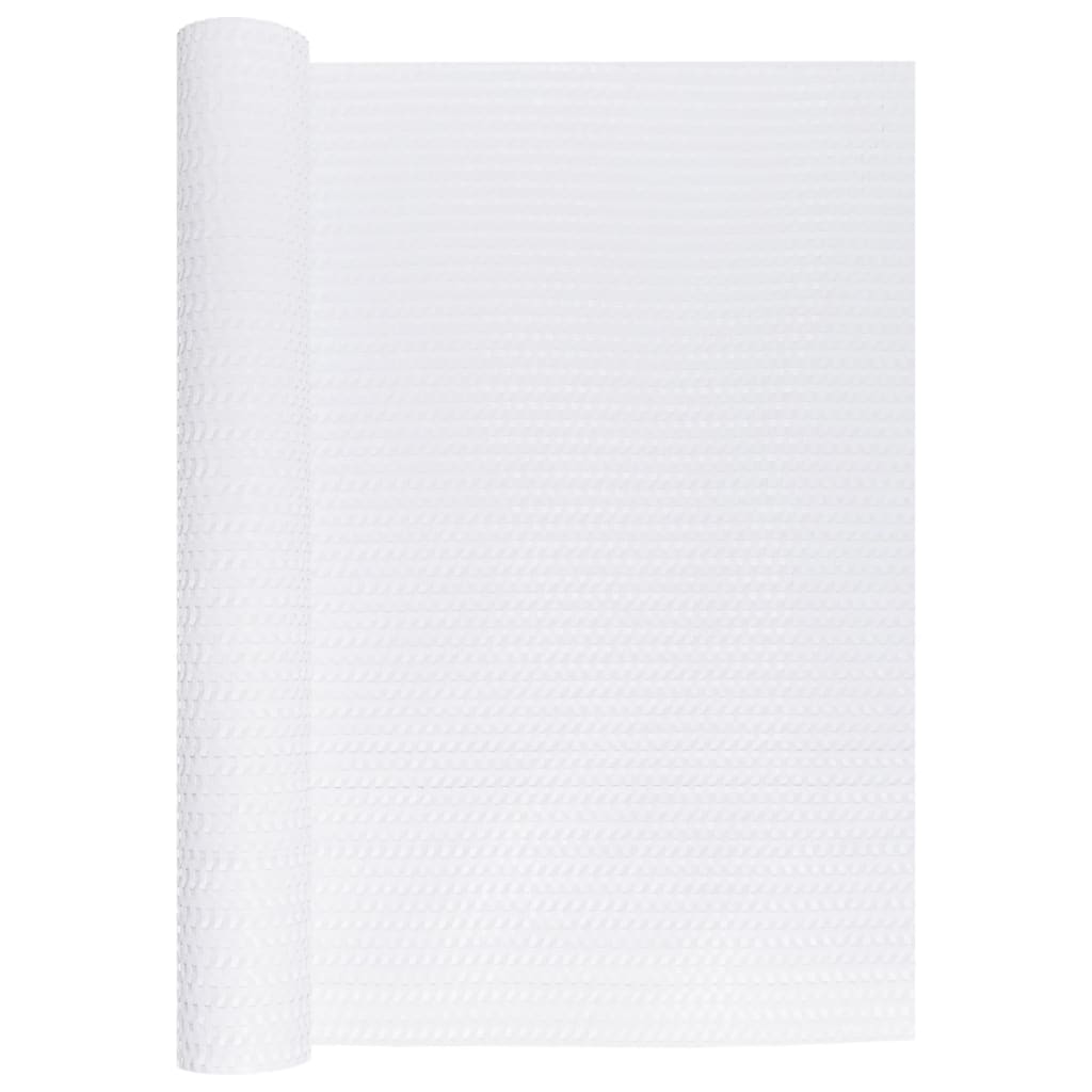 VidaXL paravent de balcon 500x90 cm poly rotin blanc