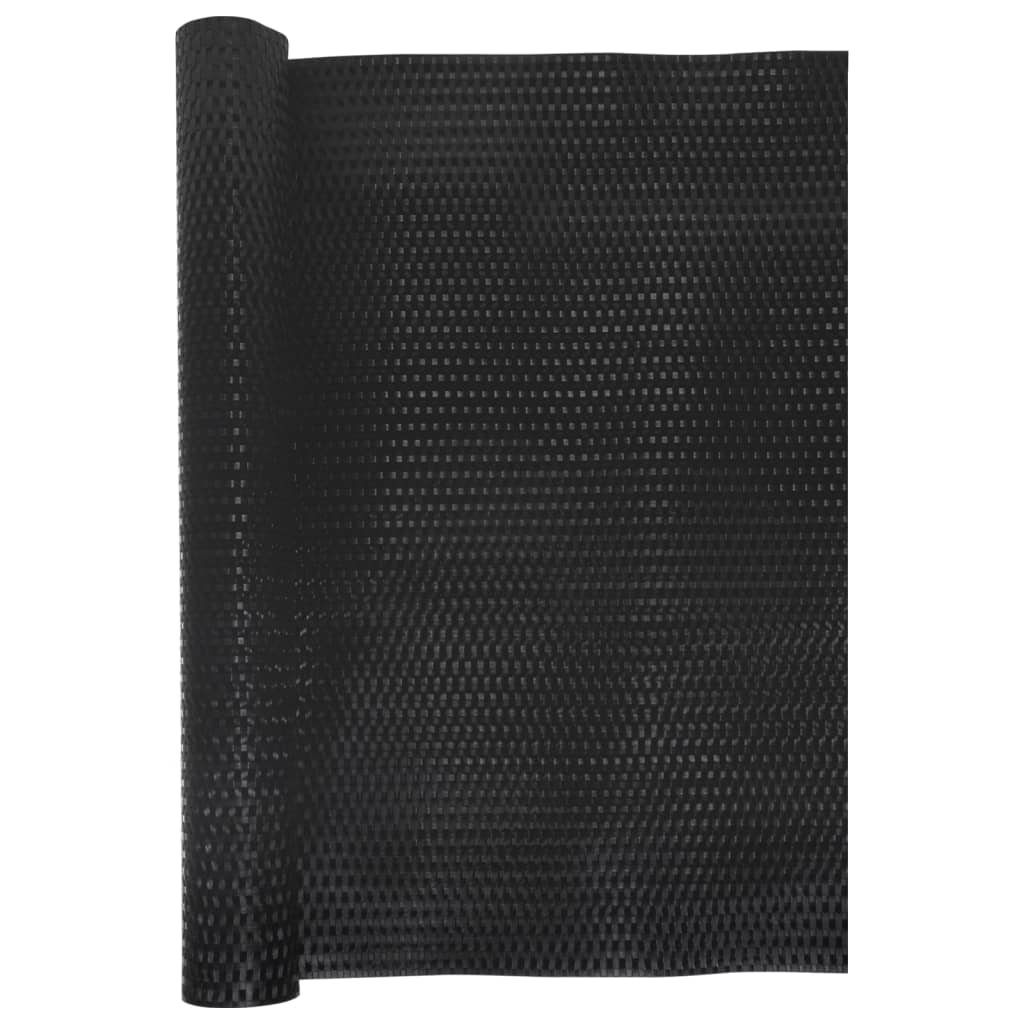 Obrazovka balkonu Vidaxl 300x90 cm Poly Rattan Black