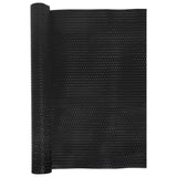 Vidaxl Balkon zaslon 300x100 cm Poly Rattan Black